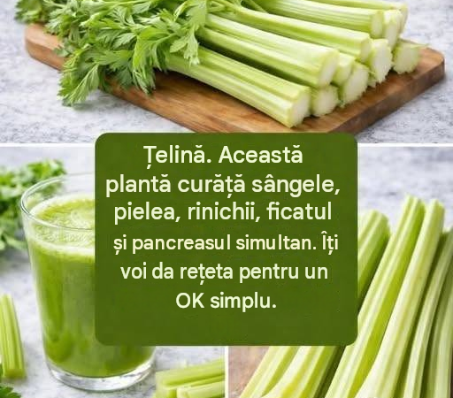 De ce este sucul de țelină o comoară pentru sănătatea ta?… vezi mai mult