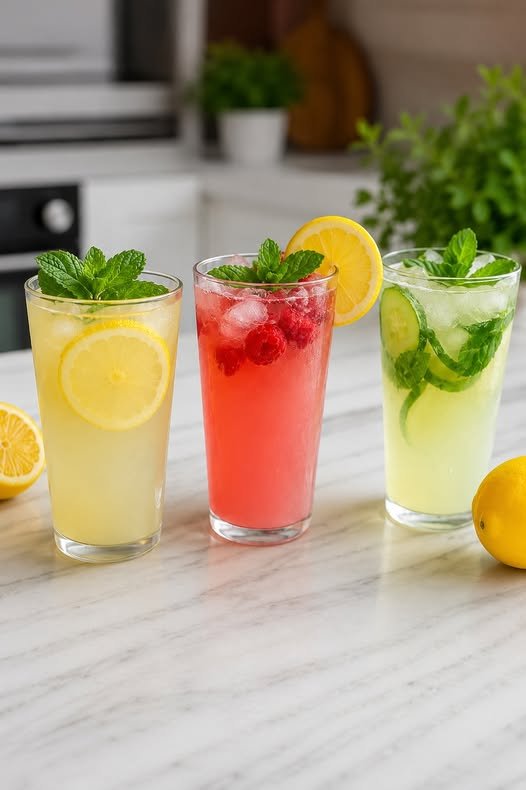 🍋 3 Rețete de Limonadă Răcoritoare pentru Zilele Călduroase ☀️…vezi primul comentariu