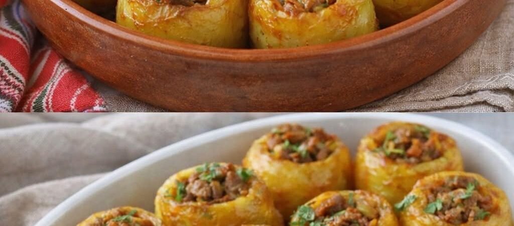 Cartofi umpluți 😍 Fetelor, lăsați-mi măcar o „❤️” sau un „Ok” în comentarii, ca să știu că ați văzut rețeta! Rețeta completă 👇