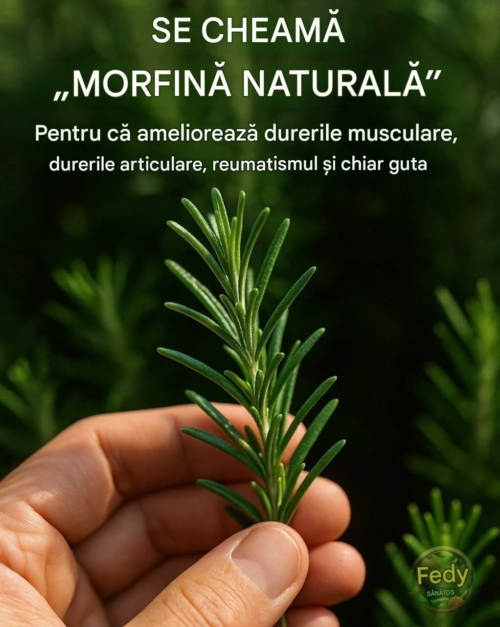 Cea mai puternică plantă medicinală pe care oamenii o ignoră și nu sunt conștienți de puterea ei se numește… Vezi aici: