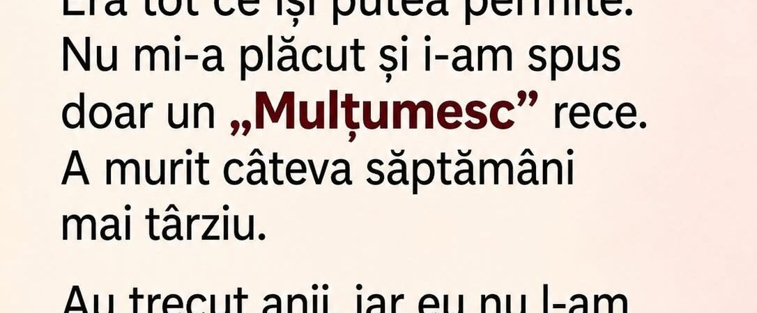 Nu am purtat niciodată puloverul bunicii. Când fiica mea l-a probat, am încremenit
