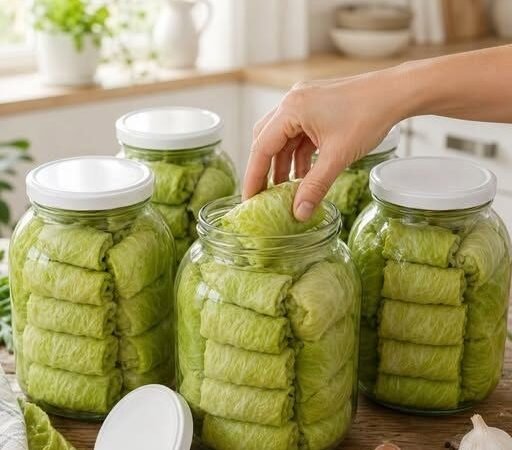 Frunze de varză pentru sarmale la borcan – o conservă care vă va economisi mult timp iarna