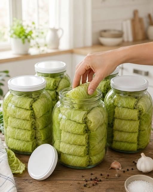 Frunze de varză pentru sarmale la borcan – o conservă care vă va economisi mult timp iarna